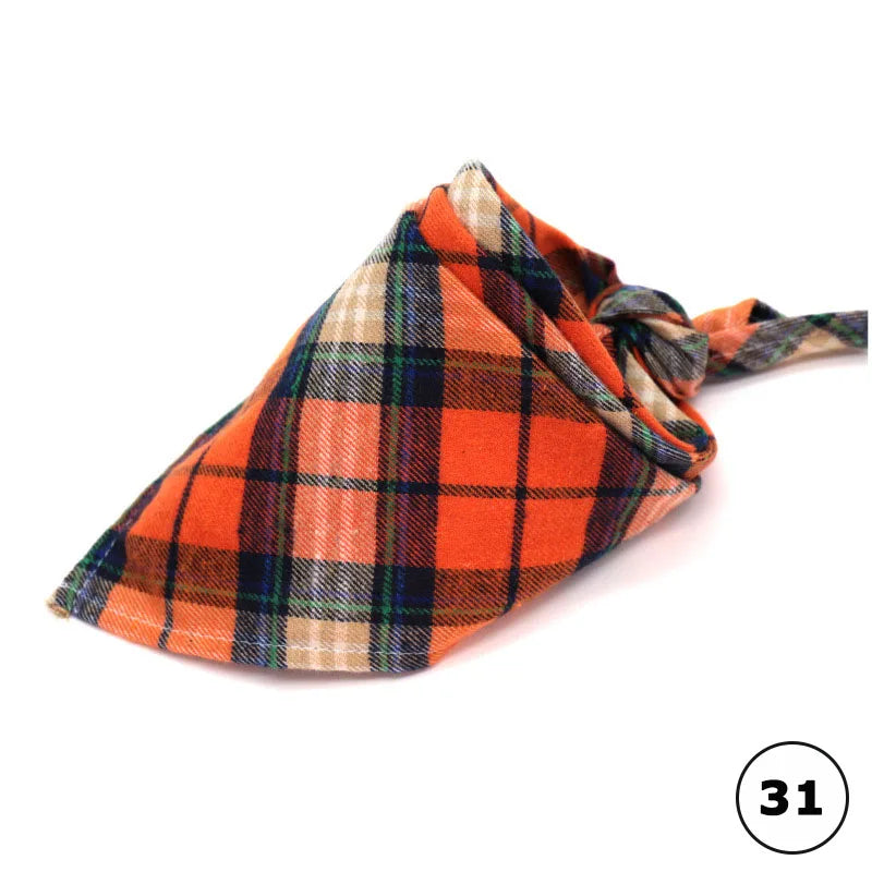 Cotton Plaid Bandana