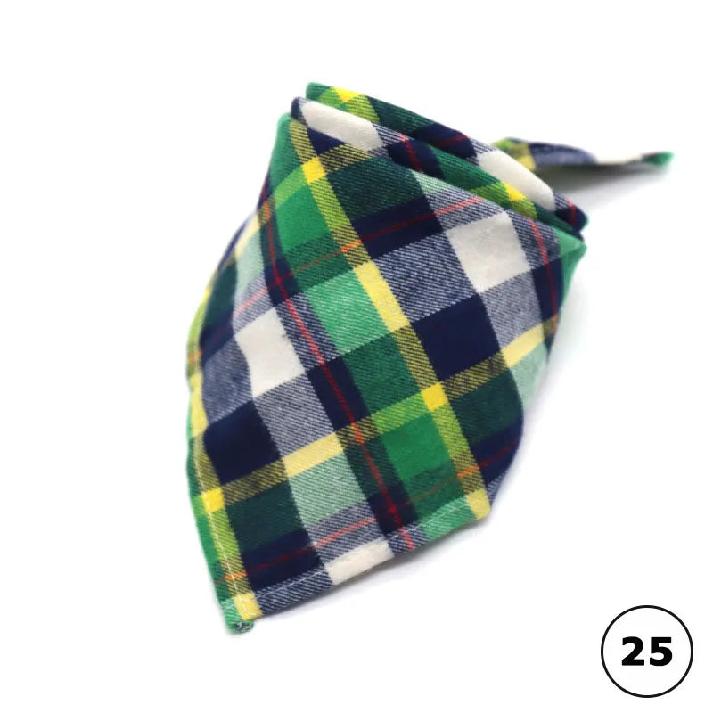 Cotton Plaid Bandana
