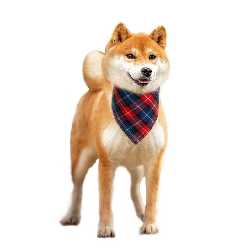 Cotton Plaid Bandana