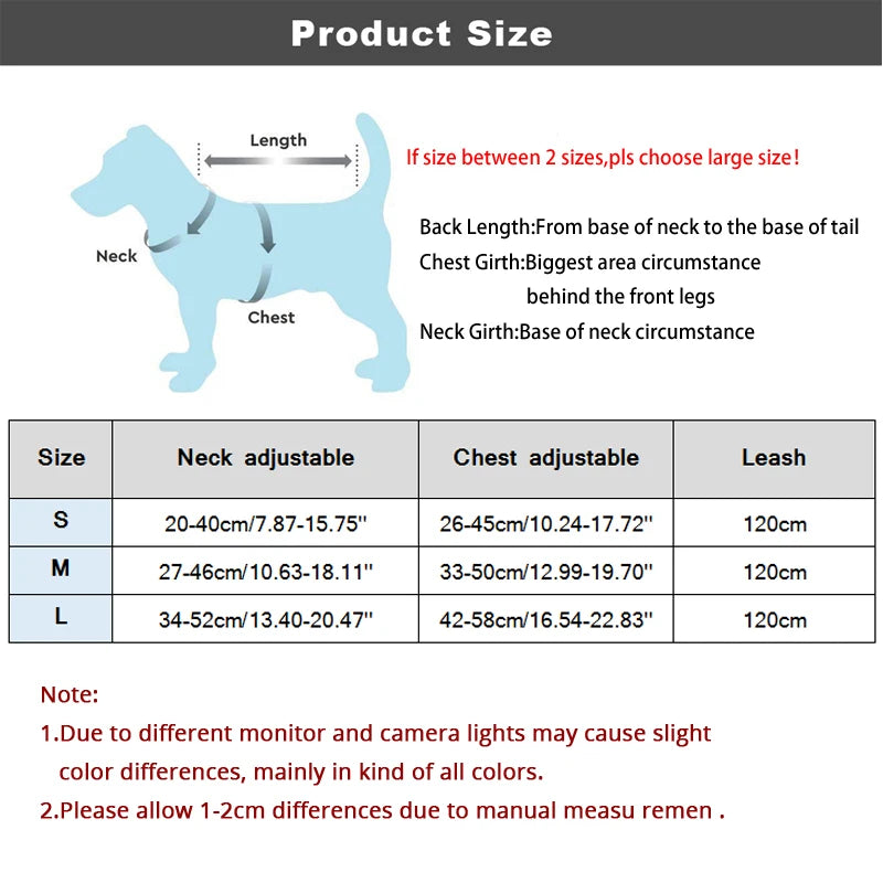 Harness and Leash Set Vest