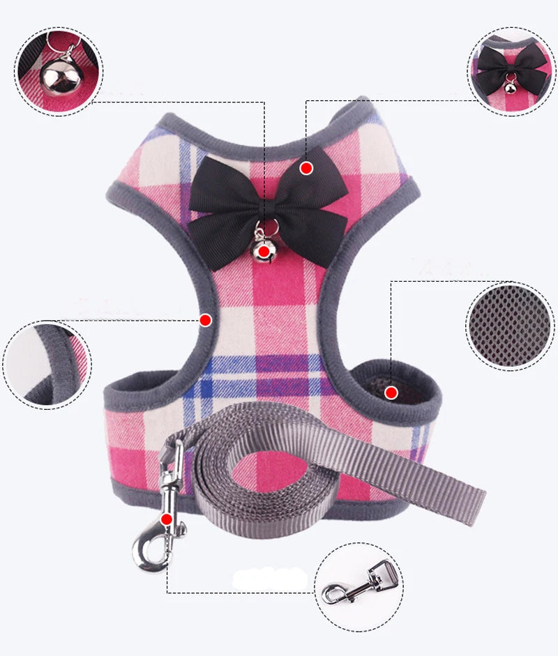 Harness and Leash Set Vest