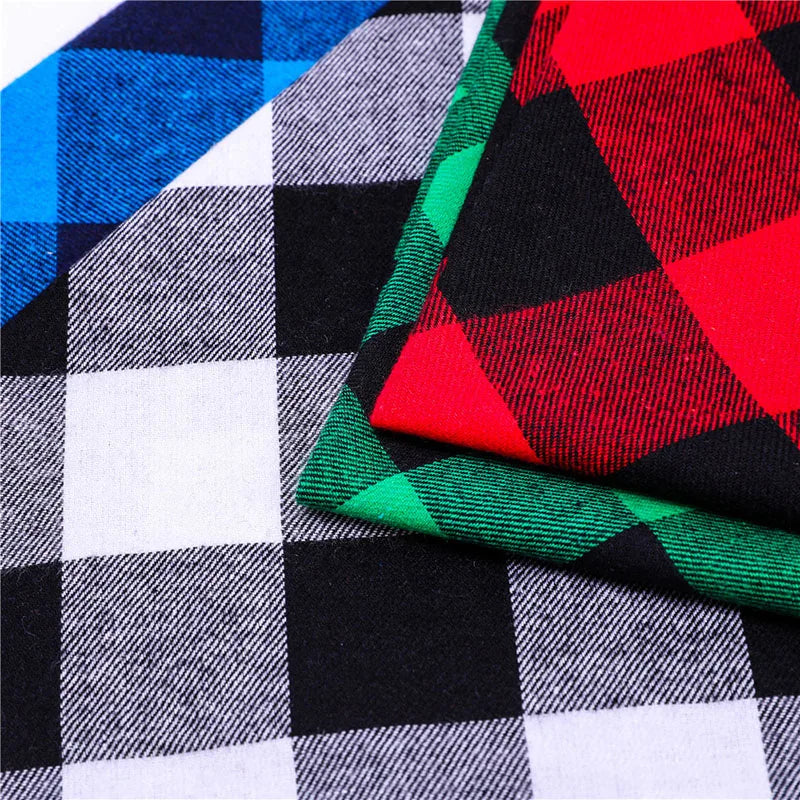 Cotton Plaid Bandana