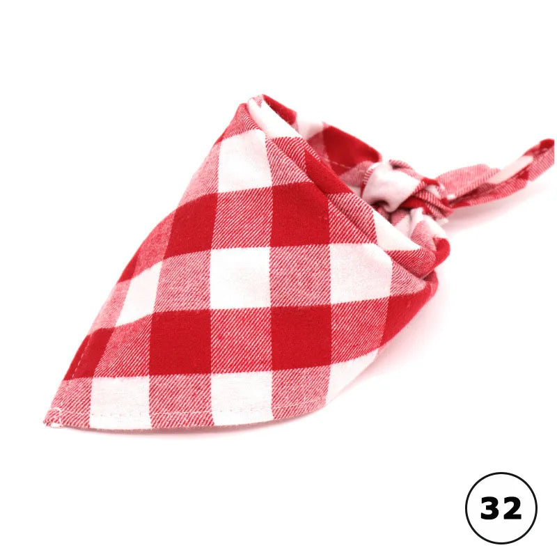 Cotton Plaid Bandana