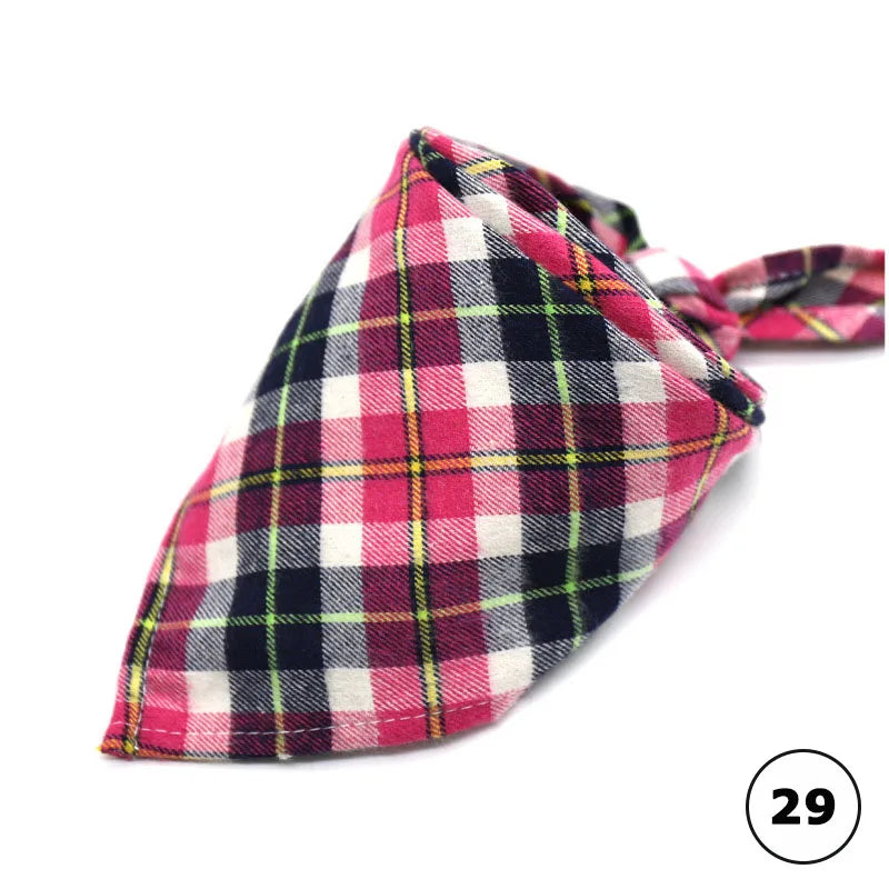 Cotton Plaid Bandana