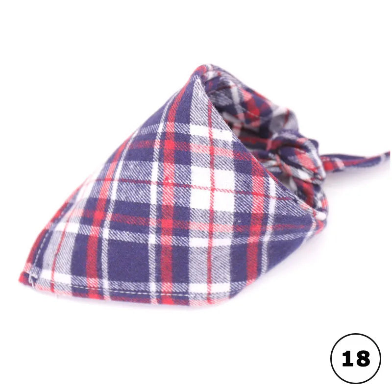 Cotton Plaid Bandana