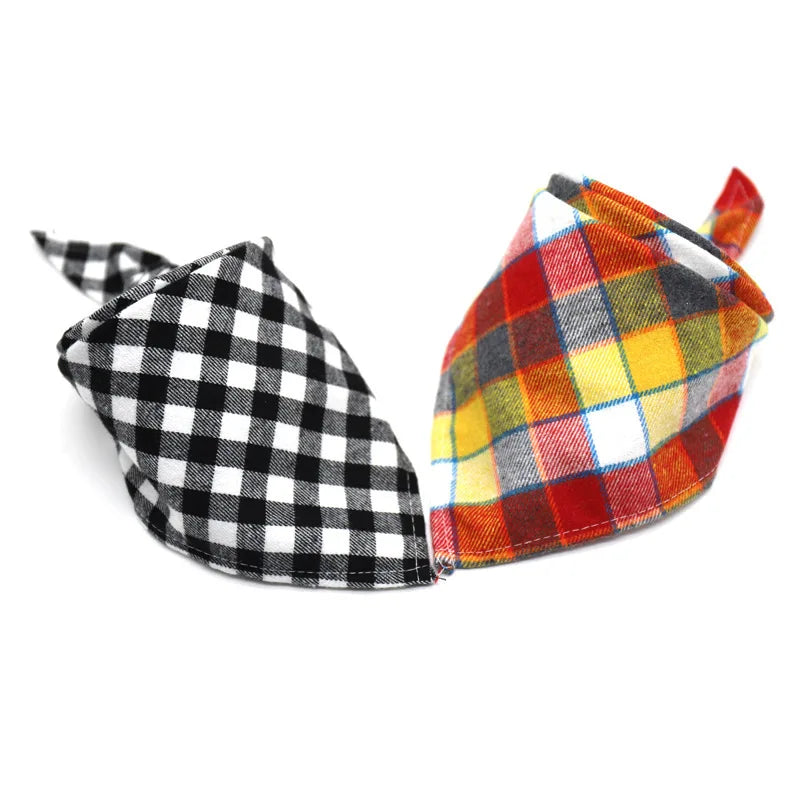Cotton Plaid Bandana