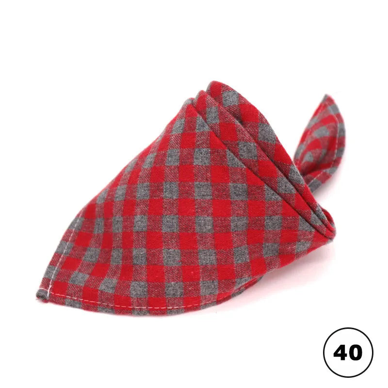Plaid Cotton Bandana