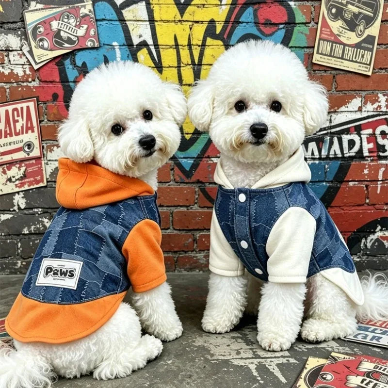 Denim Hooded Jacket
