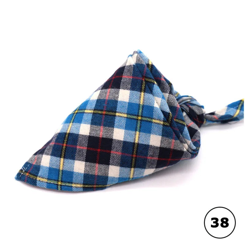 Plaid Cotton Bandana