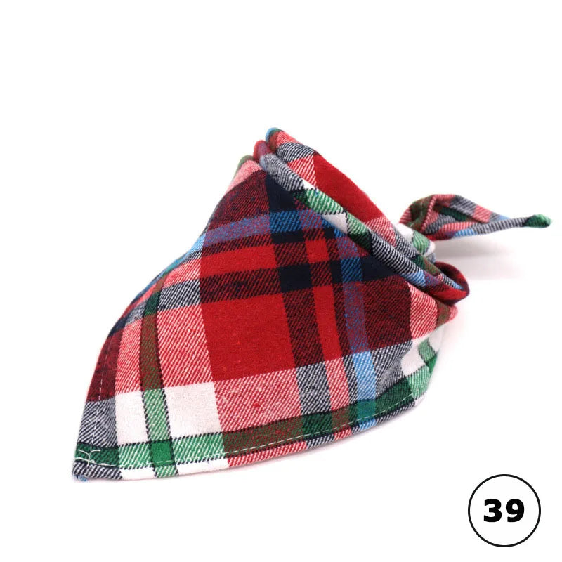 Plaid Cotton Bandana