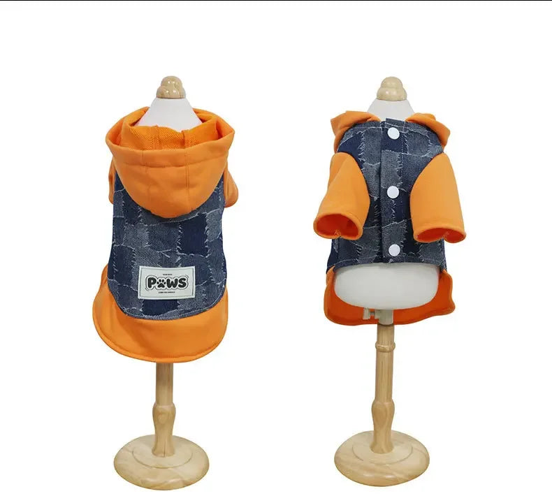 Denim Hooded Jacket