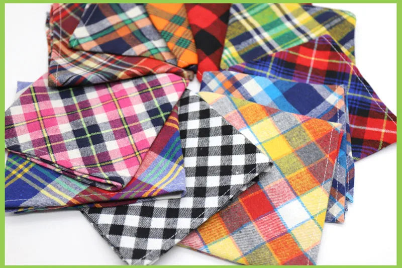 Plaid Cotton Bandana