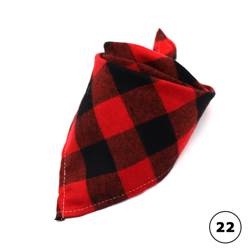 Plaid Cotton Bandana