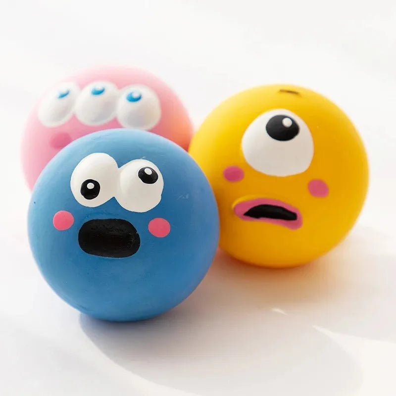 Squeaky Pet Ball Toys Sounder
