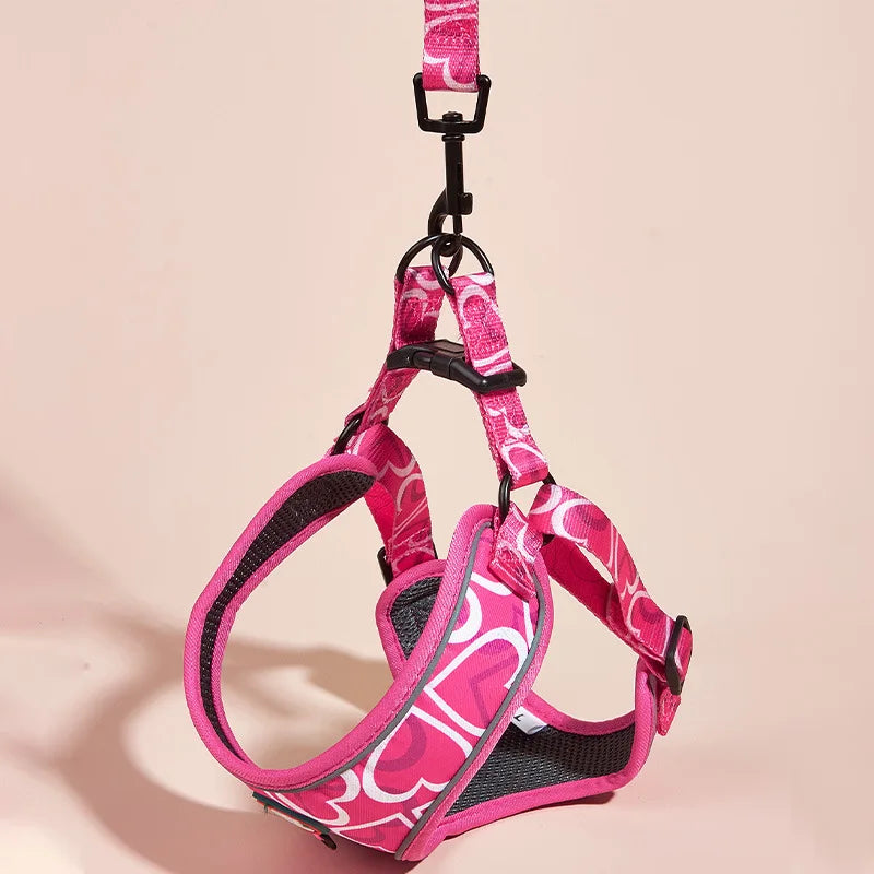 Set Love Heart Adjustable Harness