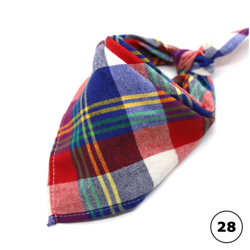 Plaid Cotton Bandana