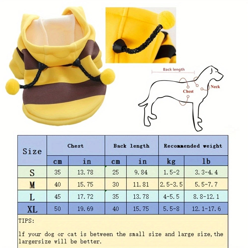 Cute Bee Costume Hoodie