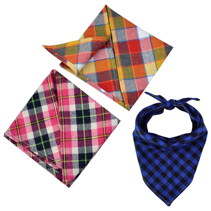 Plaid Cotton Bandana