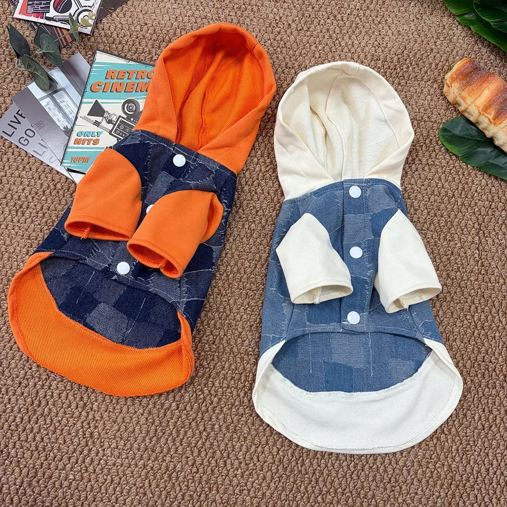 Denim Hooded Jacket