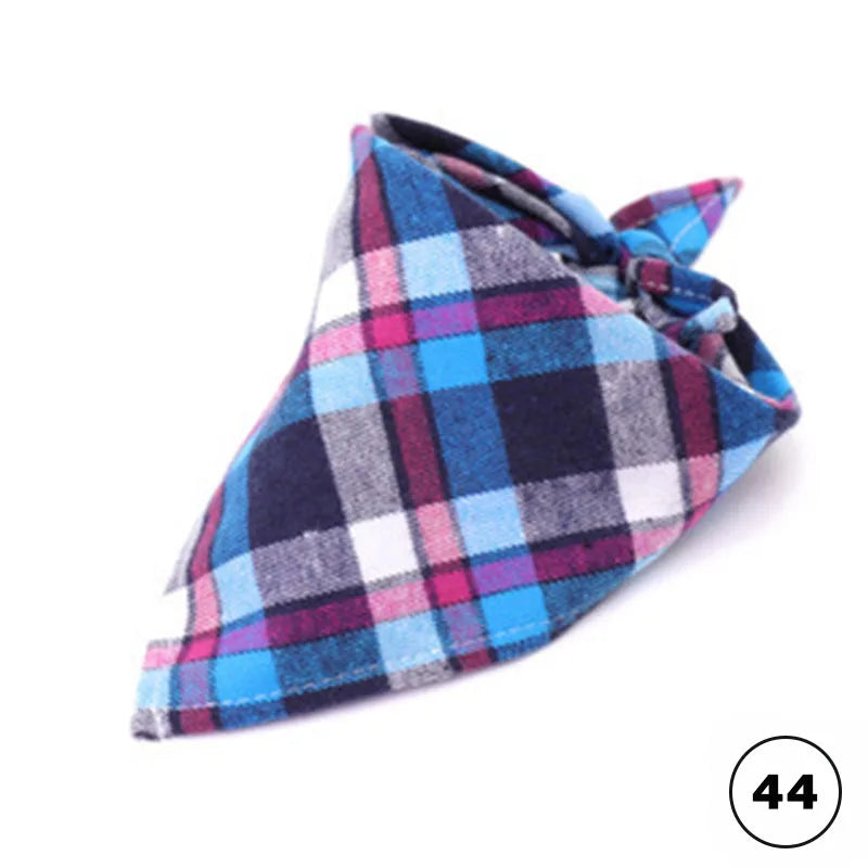 Plaid Cotton Bandana