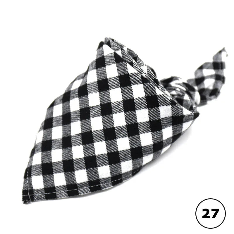 Plaid Cotton Bandana