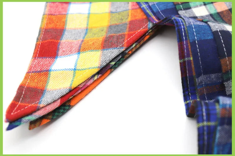Plaid Cotton Bandana