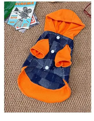 Denim Hooded Jacket
