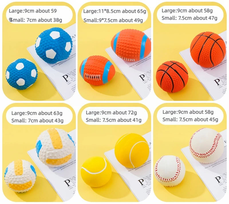 Squeaky Rubber Toys