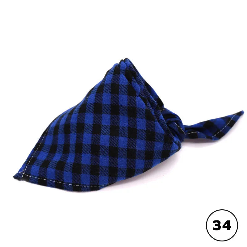 Plaid Cotton Bandana