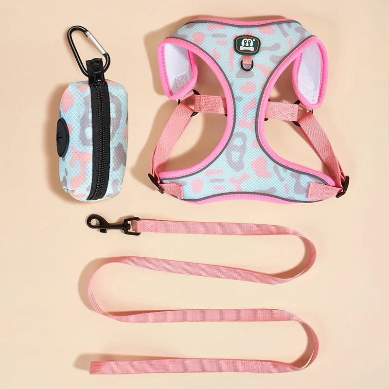 Set Love Heart Adjustable Harness