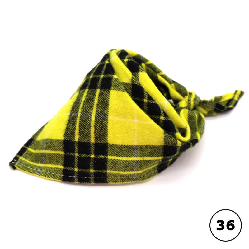 Plaid Cotton Bandana