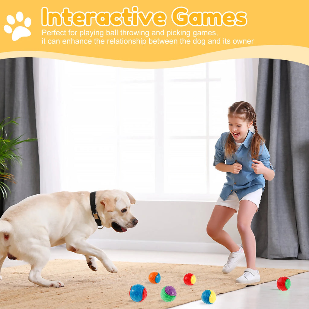 6Pcs Squeaky Balls