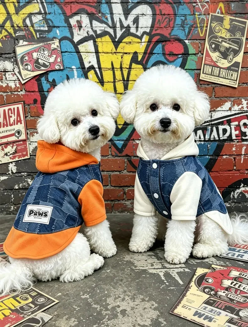 Denim Hooded Jacket