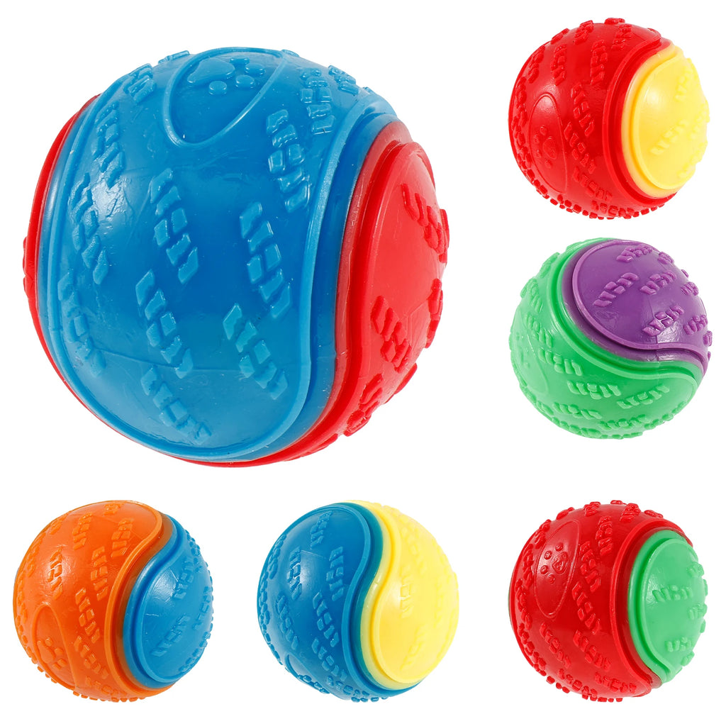6Pcs Squeaky Balls