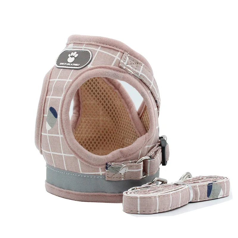 Sets Reflective Mesh Harnesses for Small