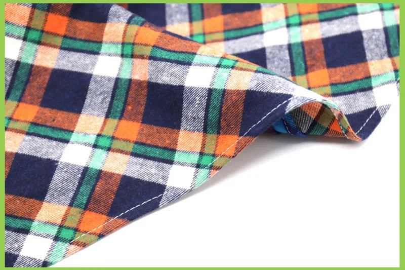 Plaid Cotton Bandana