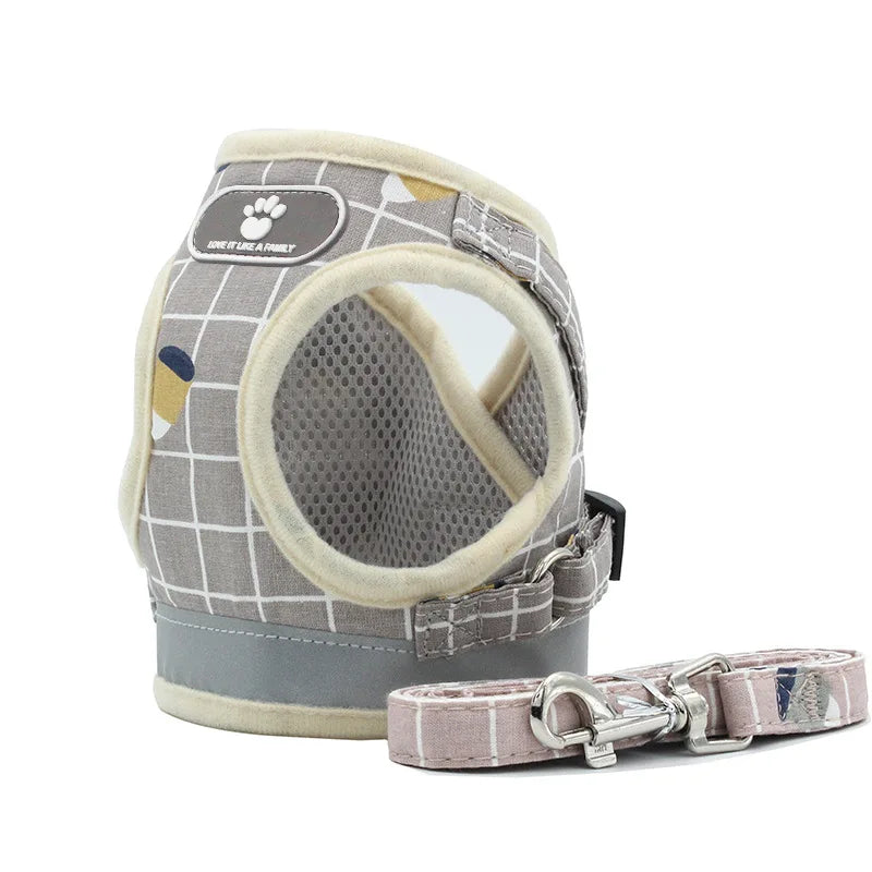 Sets Reflective Mesh Harnesses for Small