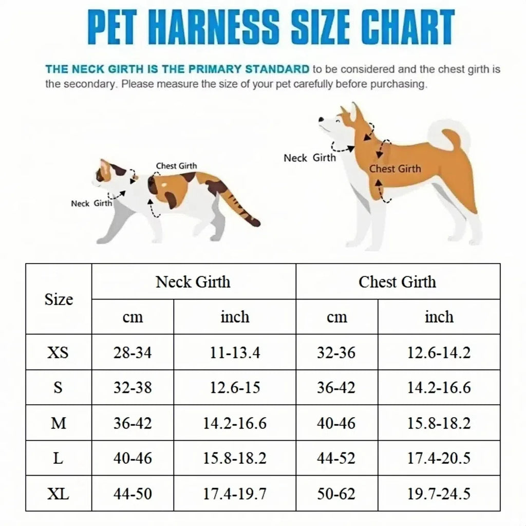 Harness Leash Set Small Medium Dog Cat