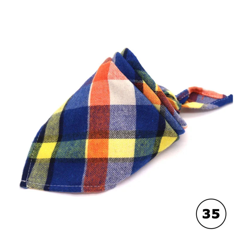 Plaid Cotton Bandana