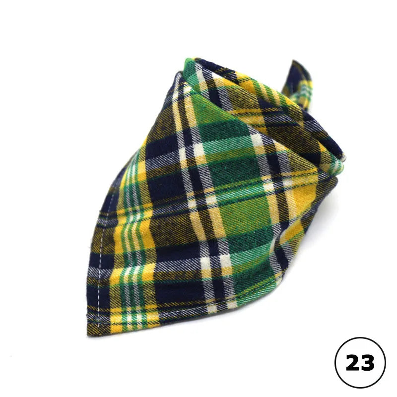Plaid Cotton Bandana