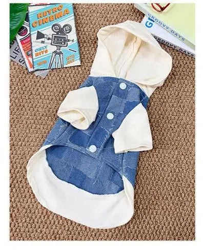 Denim Hooded Jacket