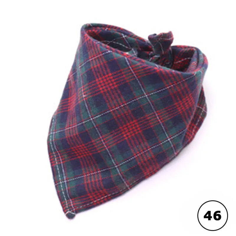 Plaid Cotton Bandana
