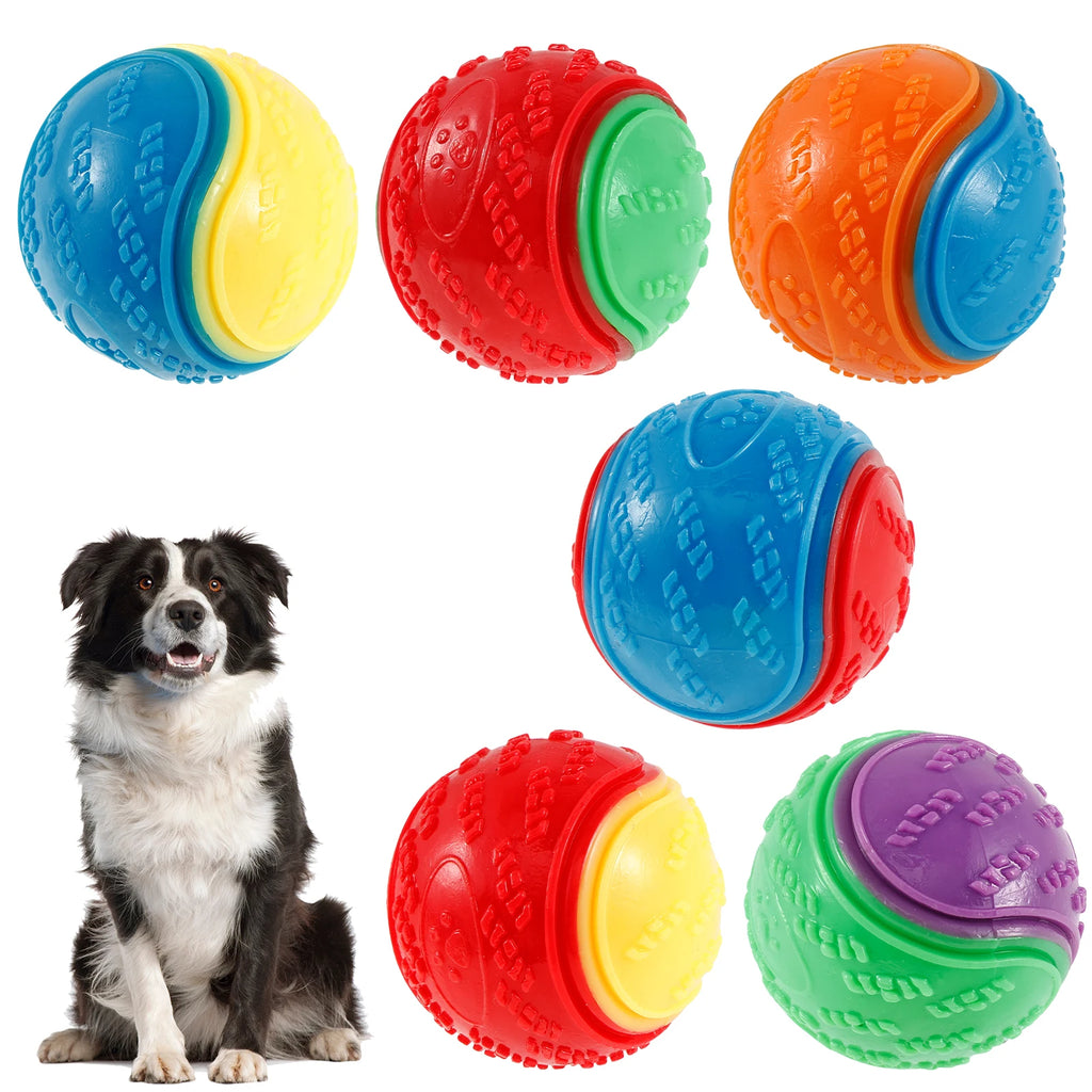 6Pcs Squeaky Balls