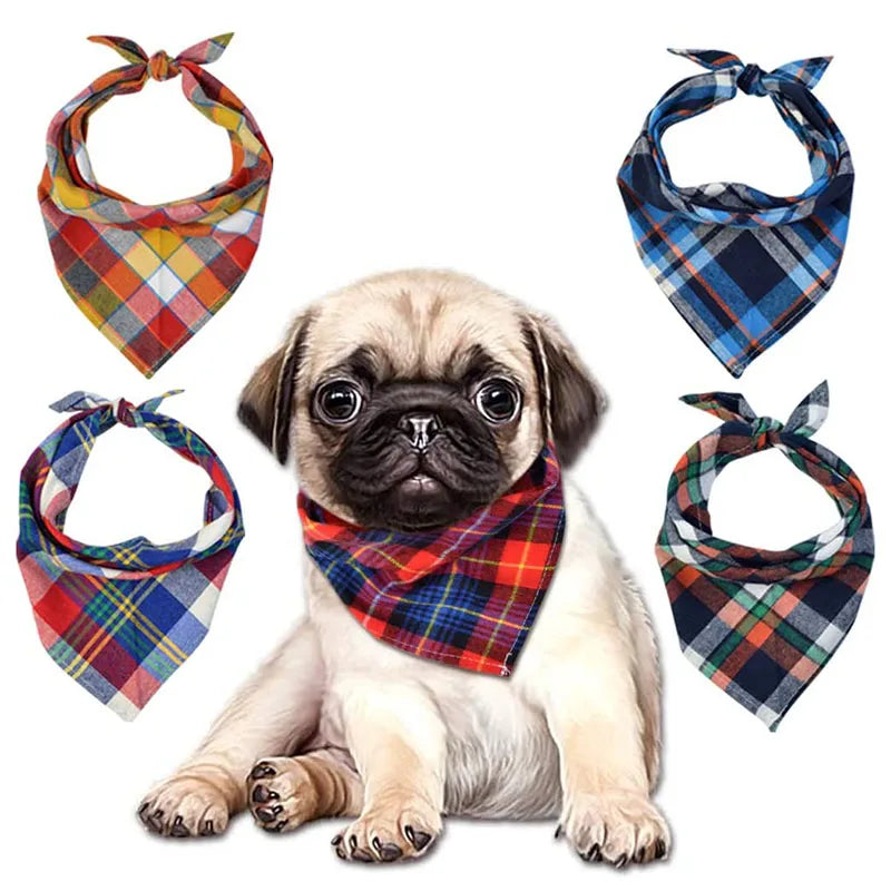 Plaid Cotton Bandana
