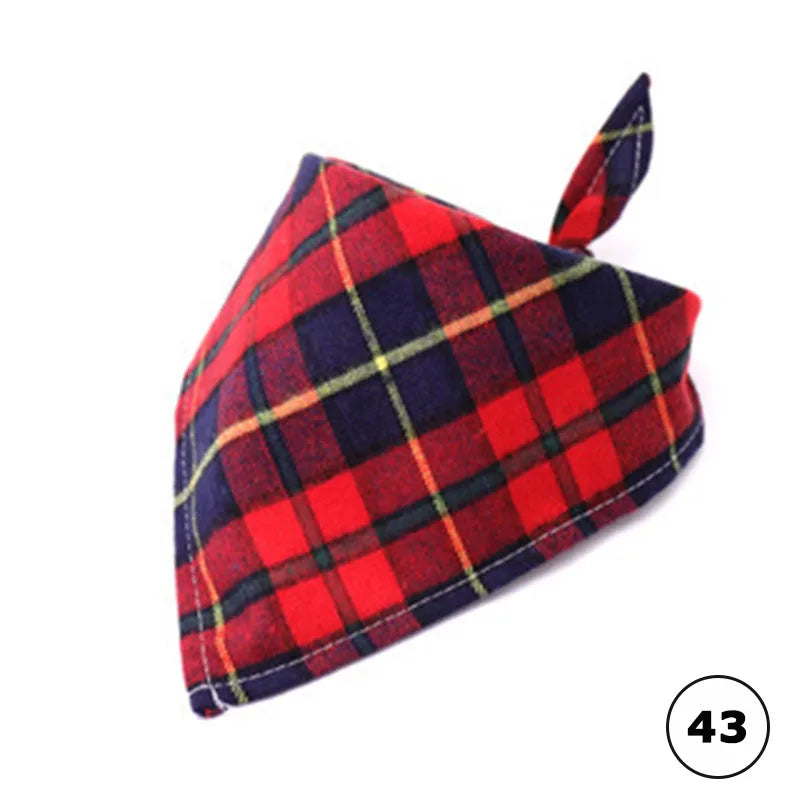 Plaid Cotton Bandana