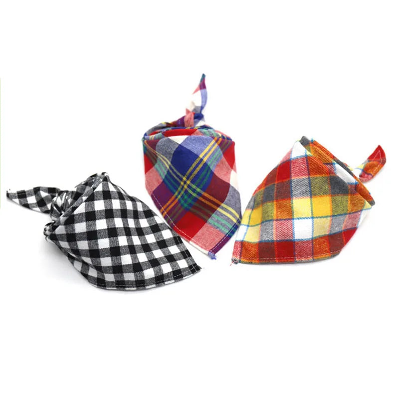 Plaid Cotton Bandana