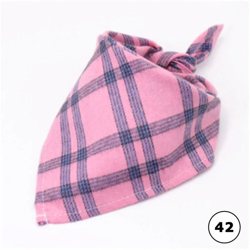 Plaid Cotton Bandana