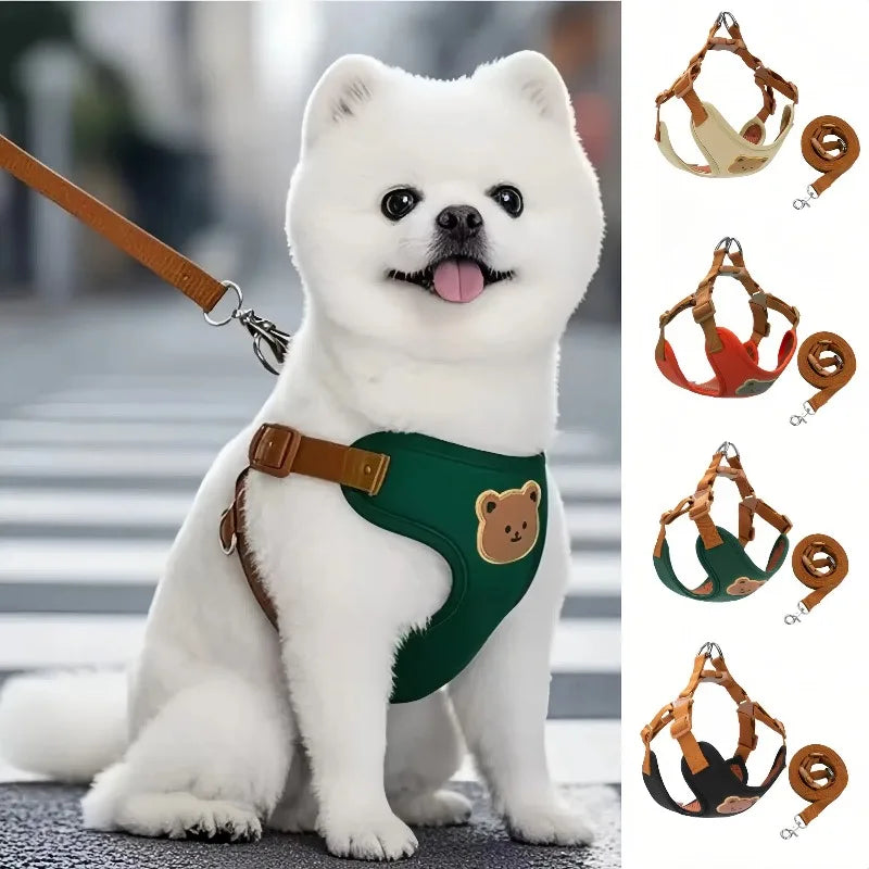 Harness Leash Set Small Medium Dog Cat