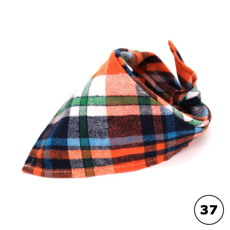 Plaid Cotton Bandana